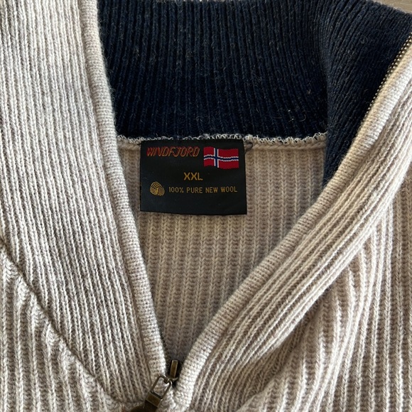 Norwegian Wool Sweater Windfjord XXL - Picture 2 of 6